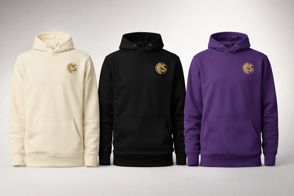 Billion Dollar Brain™ Founder Hoodie ⚫ OBSIDIAN