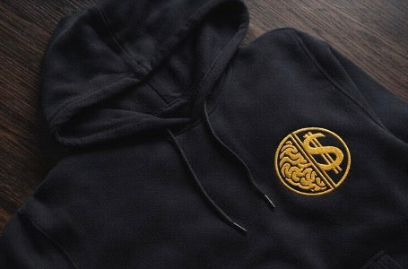 Billion Dollar Brain™ Founder Hoodie ⚫ OBSIDIAN